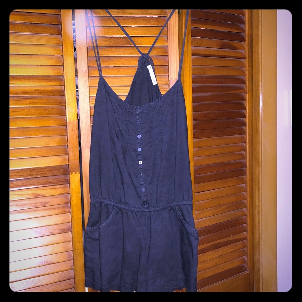 Adorable, adjustable strap romper